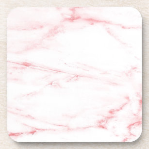 Klassischer rosa Marmor Untersetzer