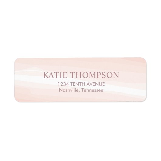 Klassischer Rosa Watercolor-Splash (Vorne)