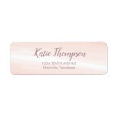 Klassischer Rosa Watercolor-Splash (Vorne)