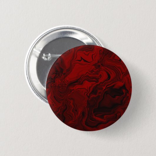 Klassischer Rot- und Schwarzer Marmor Button (Vorne & Hinten)