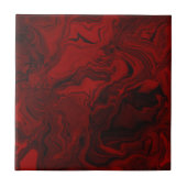 Klassischer Rot- und Schwarzer Marmor Fliese (Vorderseite)