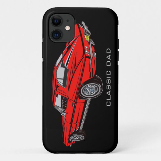 Klassischer roter Corvette 63 iPhone 5 Tough Case (Rückseite)