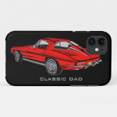 Klassischer roter Corvette 63 iPhone 5 Tough Case (Rückseite (Horizontal))