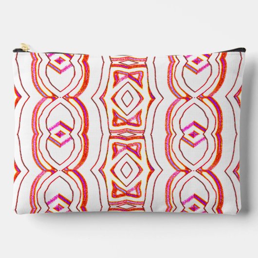 Klassischer, roter, klassischer Schminkbeutel Zubehörtasche (Vorderseite)