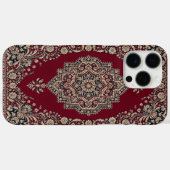 Klassischer roter persischer Teppich-Handyhülle – Case-Mate iPhone Hülle (Rückseite (Horizontal))