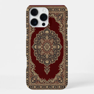Klassischer roter persischer Teppich-Handyhülle –  iPhone 16 Pro Max Hülle