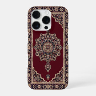 Klassischer roter persischer Teppich-Handyhülle –  iPhone 16 Pro Hülle