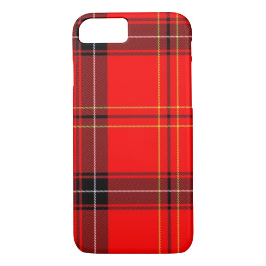 Klassischer roter Tartan-kariertes Muster iPhone 7 Case-Mate iPhone Hülle (Rückseite)