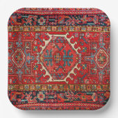 Klassischer Roter Türkischer Persischer Orientalis Pappteller (Vorderseite)