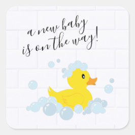 Klassischer Rundaufkleber aus Kautschuk Quadratischer Aufkleber