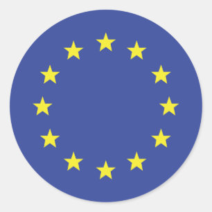 Klassischer Rundaufkleber der europäischen Gewerks Runder Aufkleber