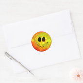 Klassischer Rundaufkleber/Emoticons Runder Aufkleber (Umschlag)
