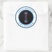 Klassischer Rundaufkleber für den Barbershop Runder Aufkleber (Tasche)