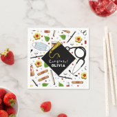 Klassischer Rundaufkleber für Krankenpflege Serviette (Beispiel)