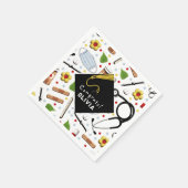 Klassischer Rundaufkleber für Krankenpflege Serviette (Ecke)