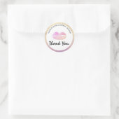 Klassischer Rundaufkleber für Lip Gloss Business-L Runder Aufkleber (Tasche)