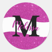 Klassischer Rundaufkleber für personalisierten Gli Runder Aufkleber (Vorderseite)