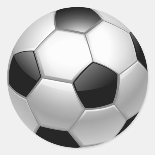 Klassischer Rundaufkleber für Schwarz und Silber-F Runder Aufkleber (Vorderseite)