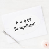 Klassischer Rundaufkleber für Studierende der Stat Ovaler Aufkleber (Umschlag)