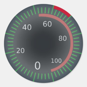 Klassischer Rundaufkleber, glänzend Runder Aufkleber