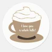 Klassischer Rundaufkleber, glänzend Runder Aufkleber (Vorderseite)