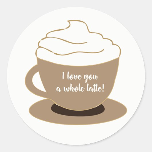 Klassischer Rundaufkleber, glänzend Runder Aufkleber (Vorderseite)