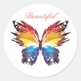 Klassischer Rundaufkleber, glänzend Runder Aufkleber