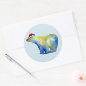 Klassischer Rundaufkleber, glänzend Runder Aufkleber (Umschlag)