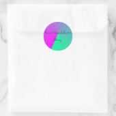 Klassischer Rundaufkleber, glänzend Runder Aufkleber (Tasche)