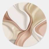 Klassischer Rundaufkleber in stylischer Grafik Runder Aufkleber (Vorderseite)