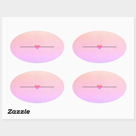 Klassischer Rundaufkleber mit Regenbogen Ovaler Aufkleber (Blatt)