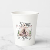 Klassischer Rundaufkleber Pappbecher (Vorderseite)