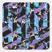 Klassischer Rundaufkleber Quadratischer Aufkleber (Vorderseite)