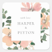 Klassischer Rundaufkleber Quadratischer Aufkleber (Vorderseite)