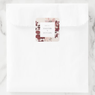 Klassischer Rundaufkleber Quadratischer Aufkleber