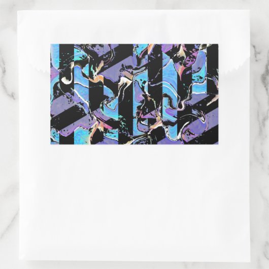 Klassischer Rundaufkleber Rechteckiger Aufkleber (Tasche)