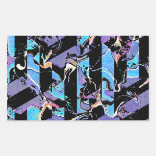 Klassischer Rundaufkleber Rechteckiger Aufkleber