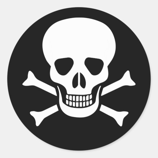 Klassischer Rundaufkleber Runder Aufkleber (Vorderseite)