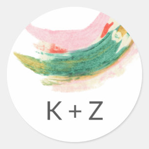 Klassischer Rundaufkleber Runder Aufkleber