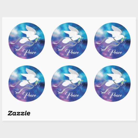 Klassischer Rundaufkleber Runder Aufkleber (Blatt)