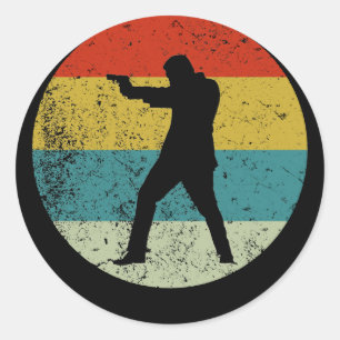 Klassischer Rundaufkleber Runder Aufkleber