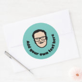 Klassischer Rundaufkleber Runder Aufkleber (Umschlag)