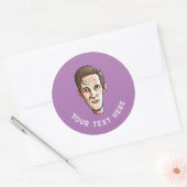 Klassischer Rundaufkleber Runder Aufkleber (Umschlag)