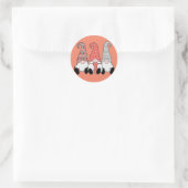Klassischer Rundaufkleber Runder Aufkleber (Tasche)