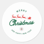 Klassischer Rundaufkleber Runder Aufkleber (Vorderseite)