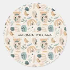 Klassischer Rundaufkleber Runder Aufkleber