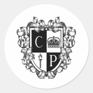 Klassischer Rundaufkleber Runder Aufkleber