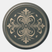 Klassischer Rundaufkleber Runder Aufkleber (Vorderseite)