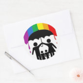 Klassischer Rundaufkleber Runder Aufkleber (Umschlag)