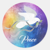 Klassischer Rundaufkleber Runder Aufkleber (Vorderseite)